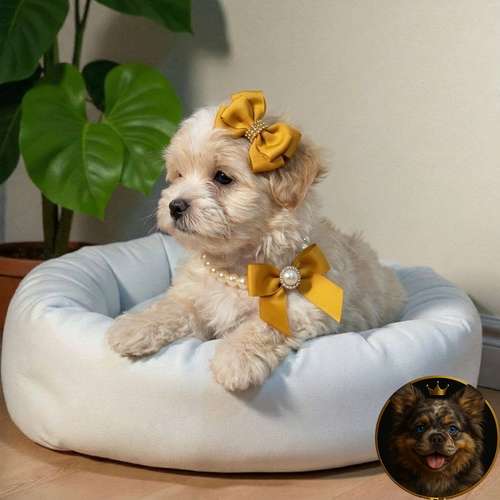 Cachorro Pequinés Maltés / Pekingese Maltese Mix disponible - Imagen 5