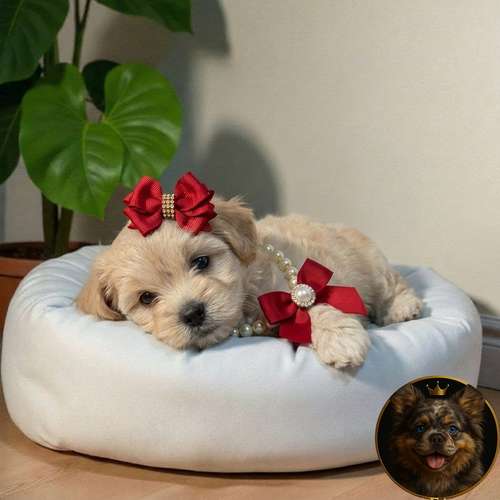 Cachorro Pequinés Maltés / Pekingese Maltese Mix disponible - Imagen 8