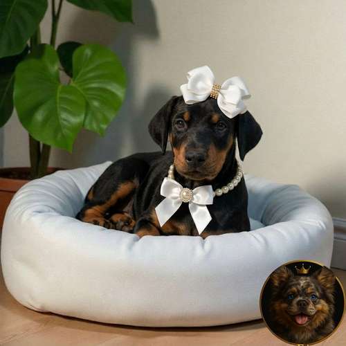 Cachorro DOBERMAN TRADICIONAL NEGRO FUEGO & CHOCOLATE disponible