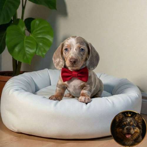 Cachorro SALCHICHA MINIATURA PIEBALD disponible - Imagen 3
