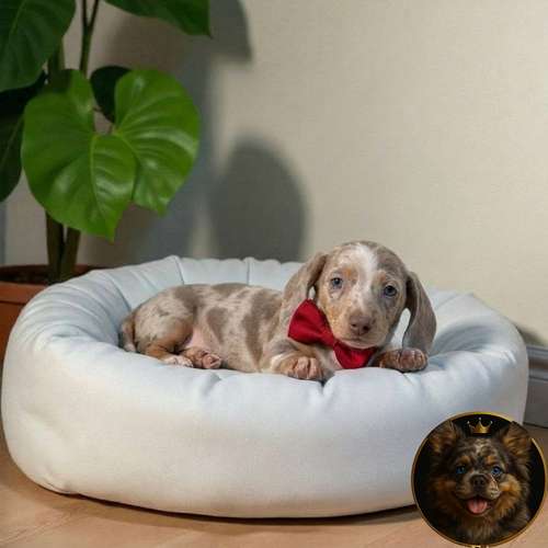 Cachorro SALCHICHA MINIATURA PIEBALD disponible - Imagen 10