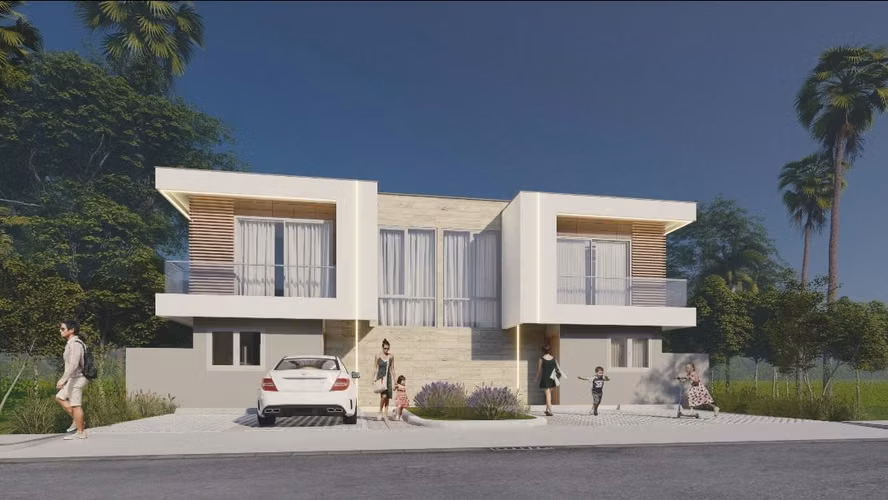 Proyecto de solo 2 Villas de 120 Mts2 de construcción, En Bávaro, Punta Cana, R.D. - Imagen 2