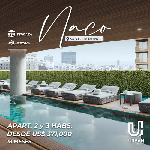 Apartamentos de 2 y 3 Habitaciones en Naco - Imagen 2