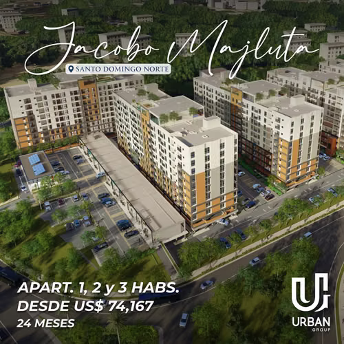 Apartamentos en la Jacobo Majluta desde US$74,167