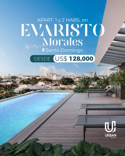 Apartamentos de 1 y 2 Habitaciones en Evaristo Morales