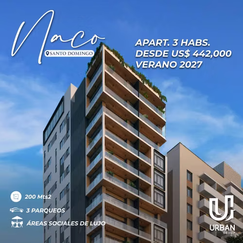 3 Rooms Family Apartments from US$442,000 in Naco