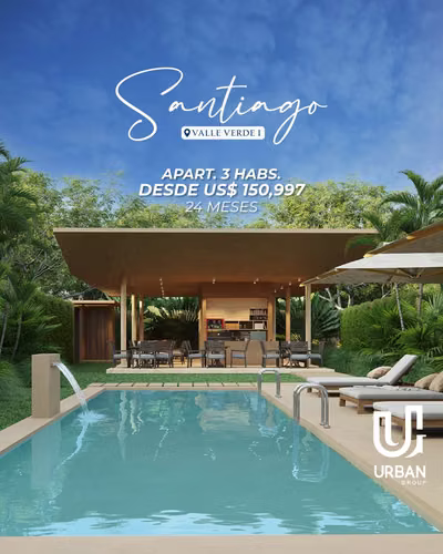 Apartamentos de 3 Habitaciones desde US$150,997 en Santiago - Imagen 2