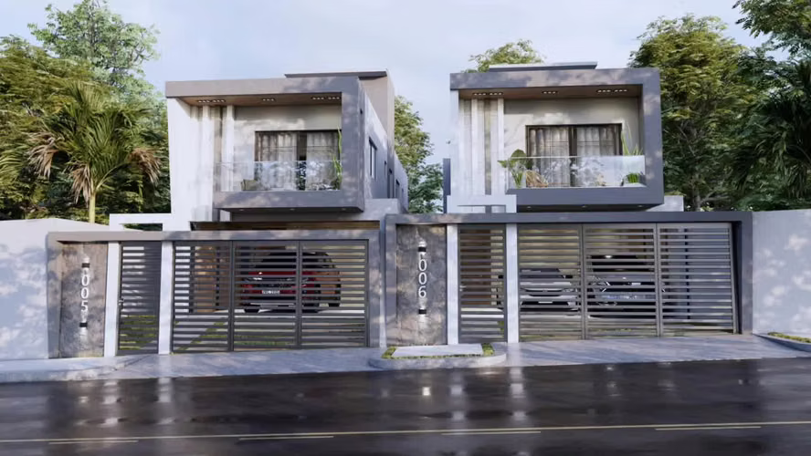 Exclusivas casas en los hidalgos, Km 14 Autopista Duarte - Imagen 2