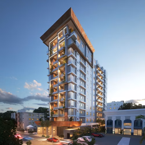 Apartments 1 and 2 Hab Listos 2026 c/Lobby Lujo, Area Social y Gym (Naco)