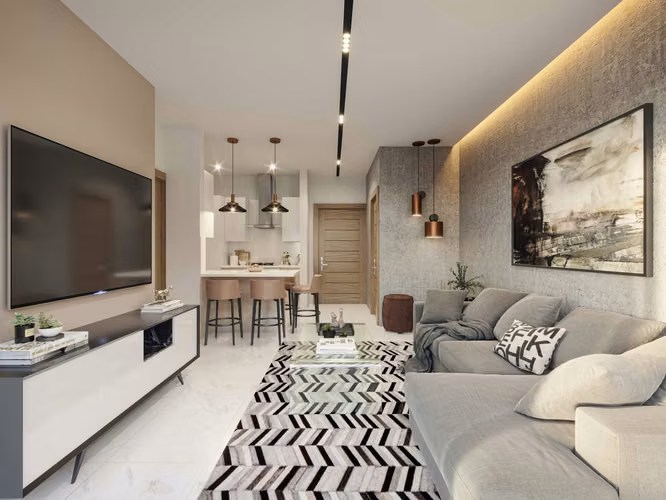 Apartamentos 1 y 2 Hab Listos 2026 c/Lobby Lujo, Area Social y Gym (Naco)