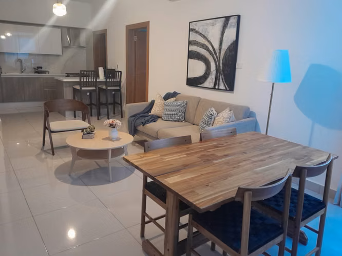 Apartamento amueblado en alquiler en Naco de 1 habitación