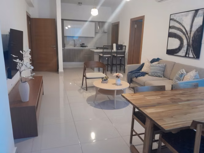 Apartamento amueblado en alquiler en Naco de 1 habitación