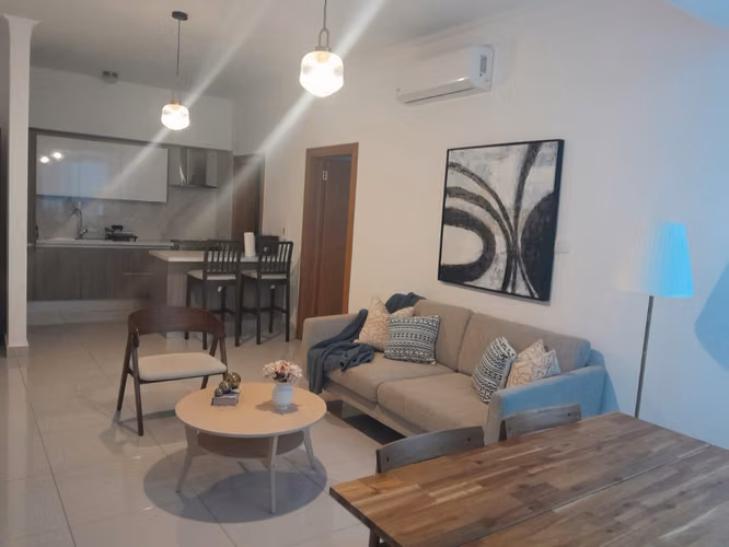 Apartamento amueblado en alquiler en Naco de 1 habitación
