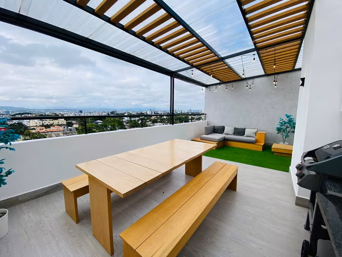 Apartamentos de 3 Habitaciones con Piscina, Gym, Terraza Amueblada y Rooftop de Venta en Las Damas!