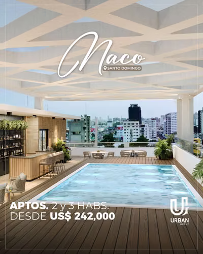 Apartamentos de 2 & 3 Habitaciones en Naco - Imagen 2