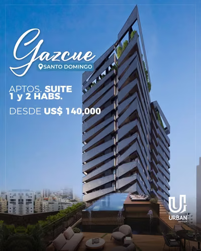 Apartamentos Suite, 1 y 2 Habitaciones en Gazcue
