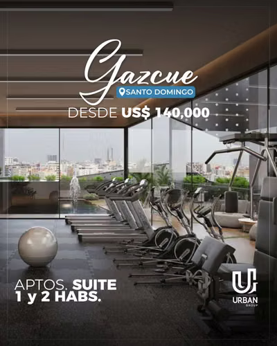Apartamentos Suite, 1 y 2 Habitaciones en Gazcue