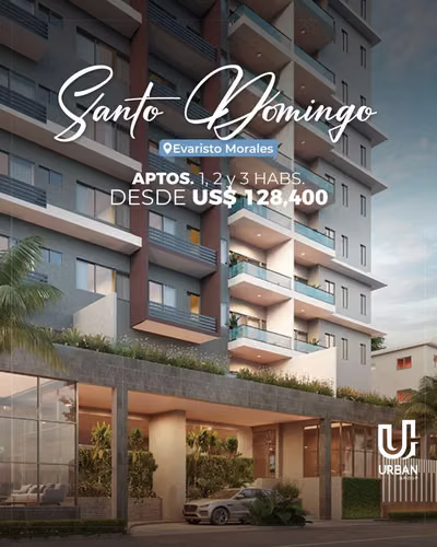 Apartamentos de 1, 2 y 3 Habitaciones en Evaristo Morales