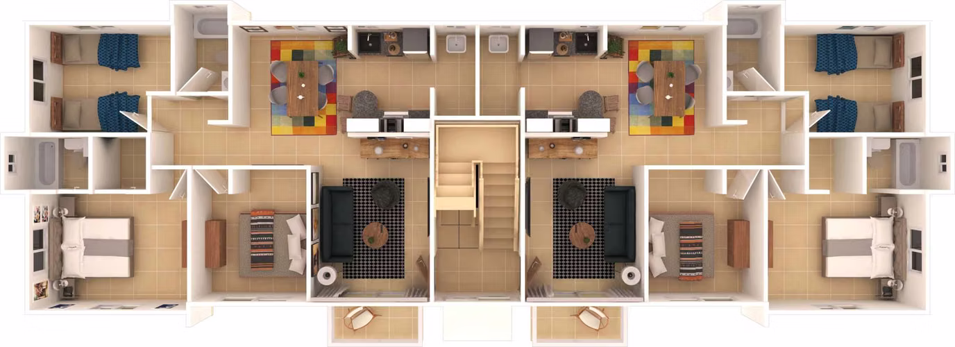 Apartamento en venta Primer piso con patio En Ciudad Juan Bosch, Santo Domingo Este. - Imagen 4