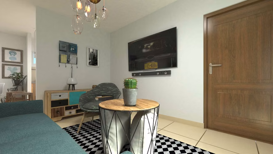 Apartamento en venta Primer piso con patio En Ciudad Juan Bosch, Santo Domingo Este. - Imagen 7