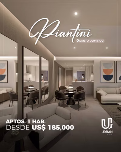 Apartamentos de 1 Habitación en Piantini - Imagen 4