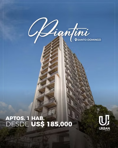 Apartamentos de 1 Habitación en Piantini