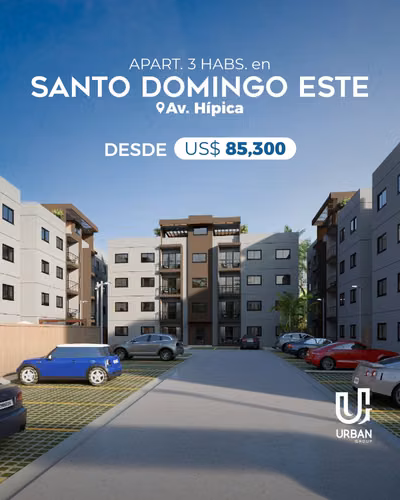 Apartamentos de 3 Habitaciones en Las Americas