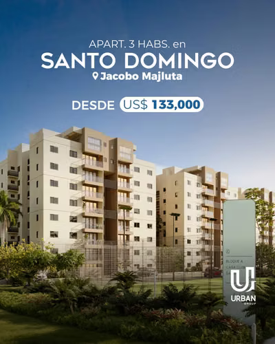 Apartamentos de 3 Habitaciones en La Jacobo Majluta - Imagen 3