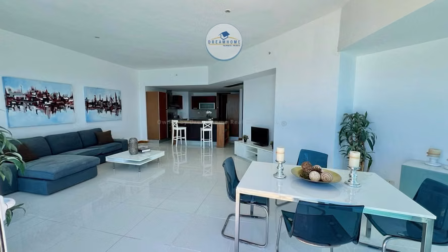 En El Malecón, Apartamento de 2 Habitaciones Piso 21 con Vista Única ID 3545