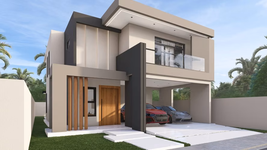 Casa en Santiago - Residencial privado Palmas del Valle