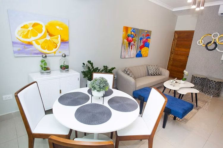 Se alquila, Apartamento 1Hab Amueblado Acogedor c/Lobby, Lounge y Gym