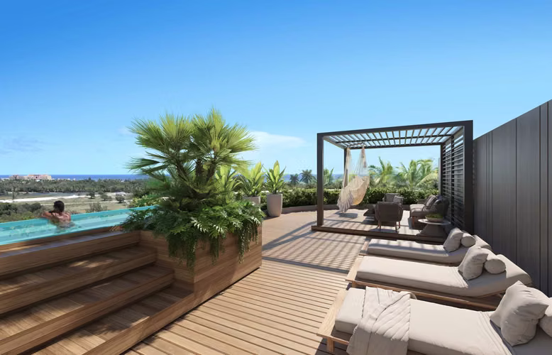 Apartment for sale in Cap Cana furnished with 3 rooms
