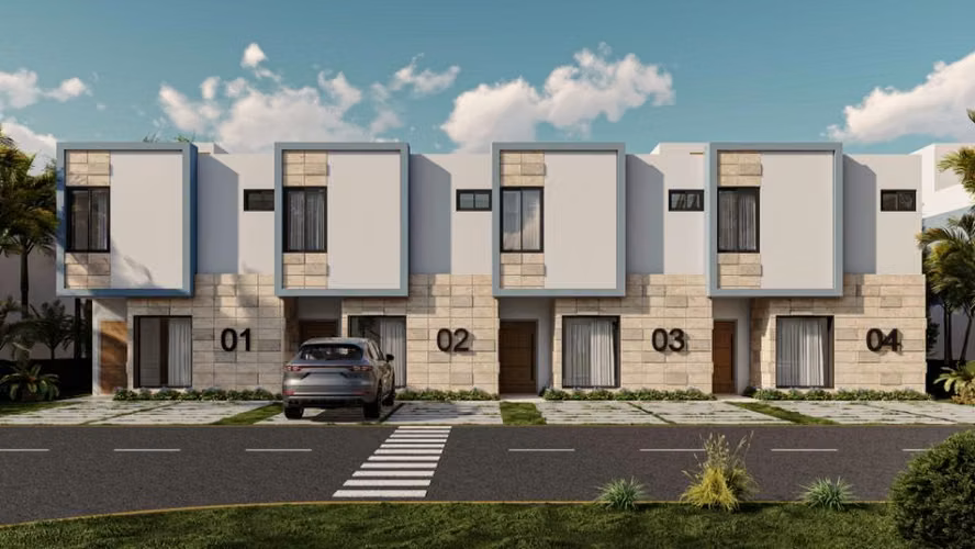 Villas tipo townhouse en punta cana