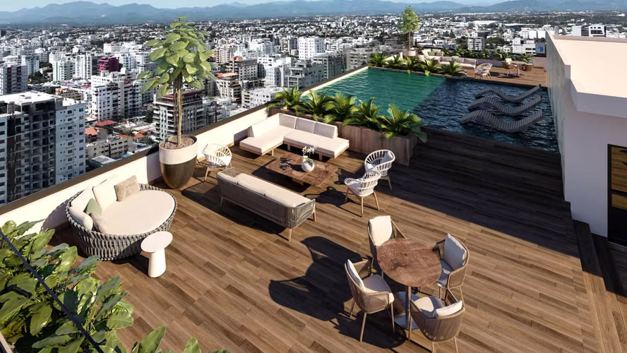 Apartamentos 2Hab Ideal P/Vivir o Invertir c/Area Social Rooftop