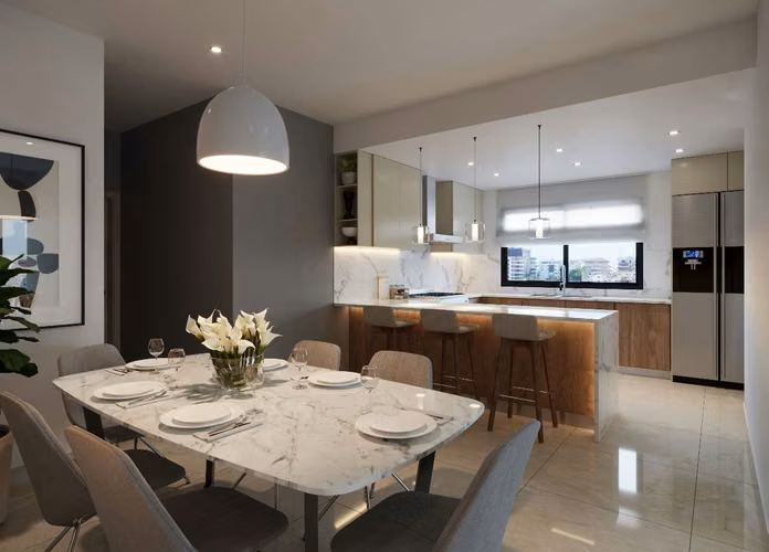 Apartamento de 1 habitación en construcción en Evaristo Morales - Imagen 4