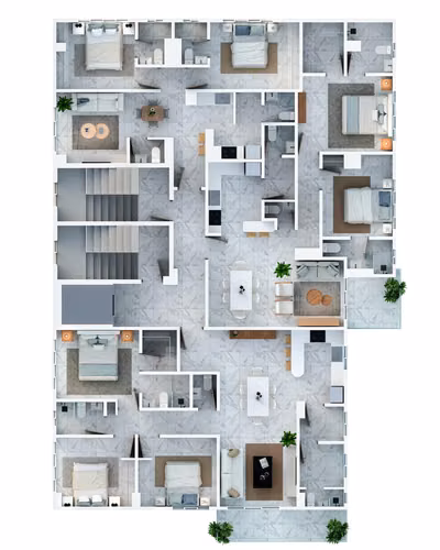 Apartamentos en venta en el Sector de Renacimiento de 3 habitaciones