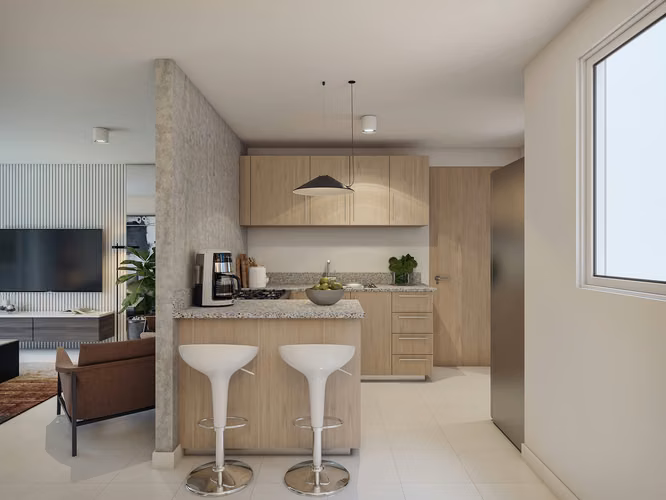 Apartamentos con bono vivienda en construccion de 2 y 3 habitaciones en la Jacobo Majluta - Imagen 7
