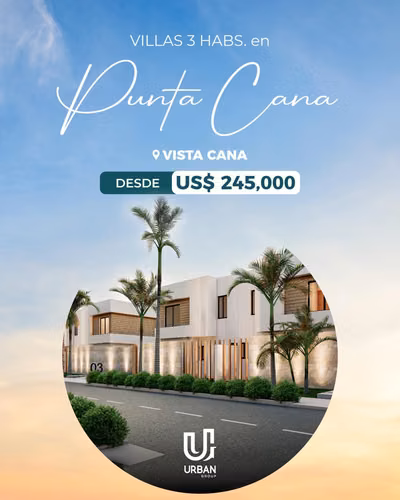 Villas De 3 Habitaciones desde US$ 245,000 En Vistacana - Imagen 2