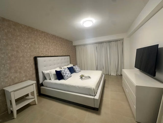 Apartamento amueblado en alquiler, Gazcue
