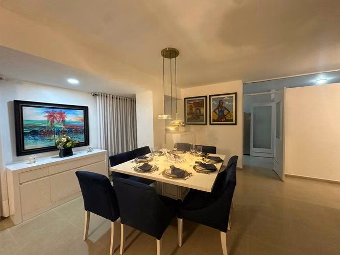 Apartamento amueblado en alquiler, Gazcue
