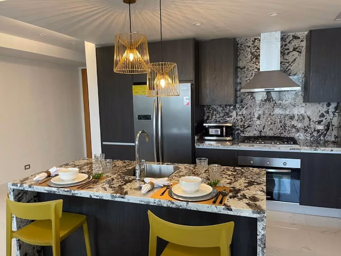 Apartamento En Alquiler De 1 Habitación Y 1 Baño En Piantini