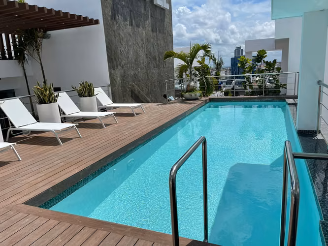 Apartamento En Alquiler De 1 Habitación Y 1 Baño En Piantini