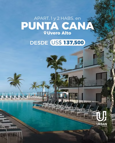 Apartamentos Frente A La Playa En Uvero Alto Punta Cana - Imagen 2