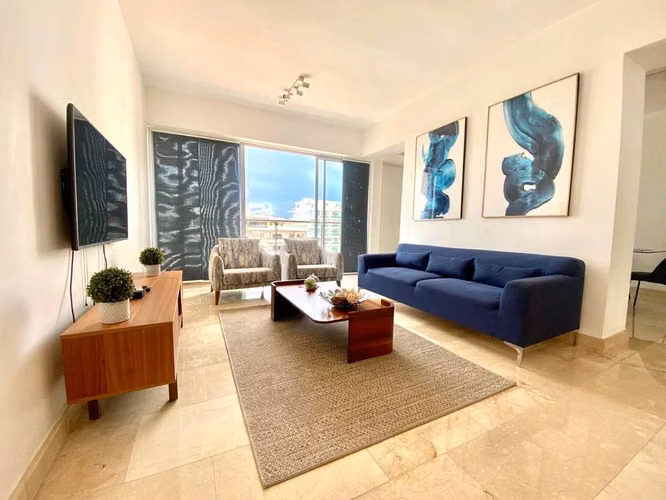 Furnished apartment for sale in Piantini, Santo Domingo