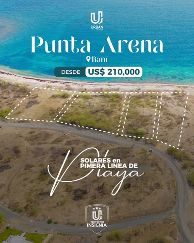 Solares En Primera Linea De Playa En Puntarena Bani