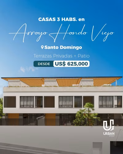 Casas de 3 Habitaciones En Arroyo Hondo - Imagen 3