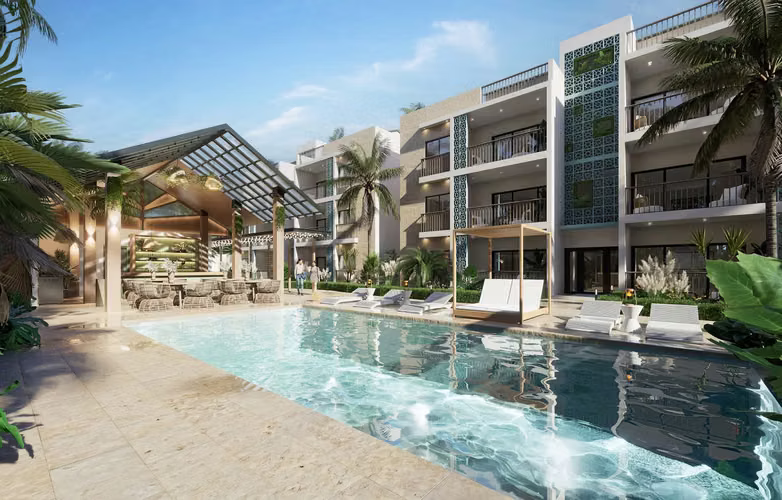 Proyecto de apartamentos y villas en Samaná cerca de la Playa Ballenas