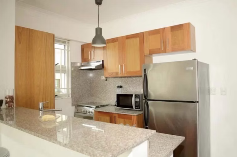 Apartamento En Alquiler De 1 Habitación Y 2 Baños En Naco