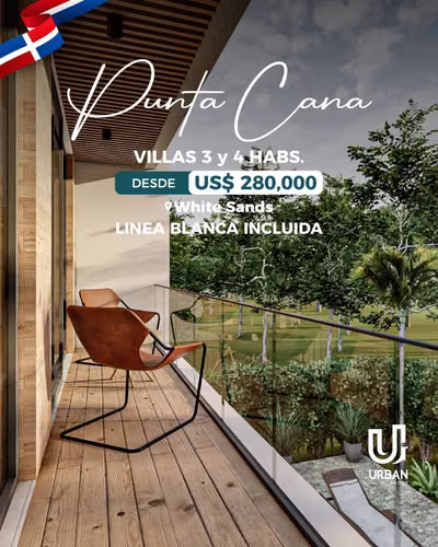 Villas de 3 y 4 Habitaciones en Punta Cana - Imagen 4