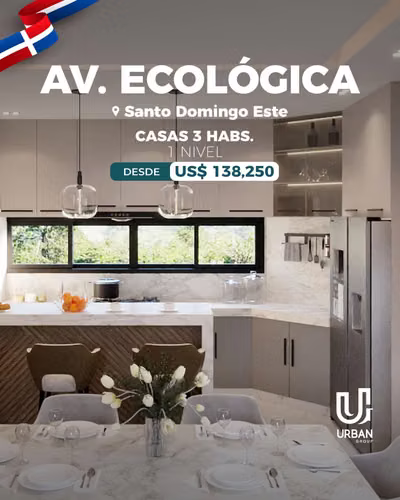 Casas De 3 Habitaciones En Avenida Ecologica Santo Domingo Este - Imagen 3